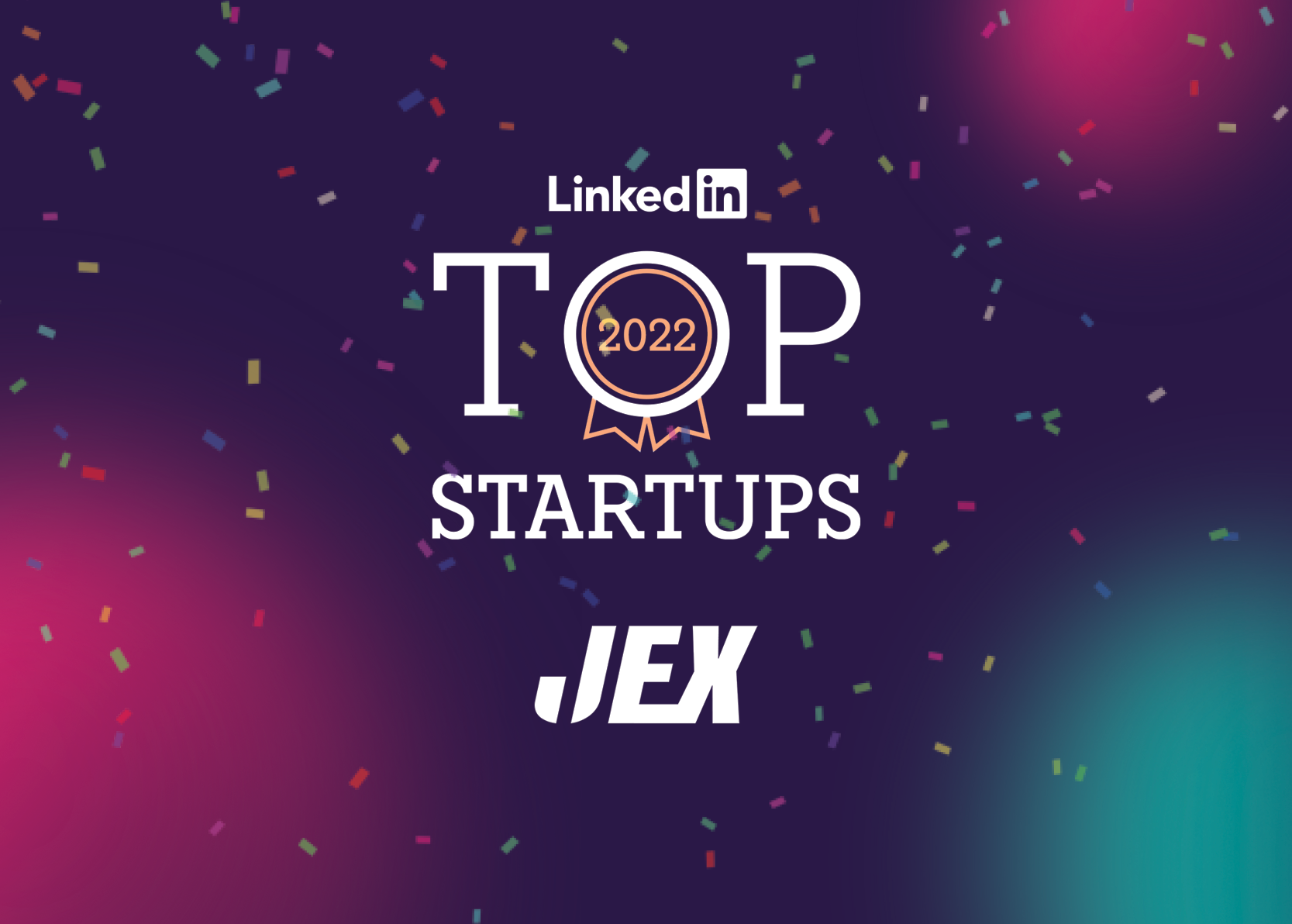 JEX jongste bedrijf in LinkedIn Top 10 Startups 2022