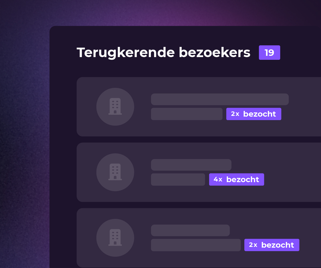 Company Tracking_Je herkent terugkerende bezoekers